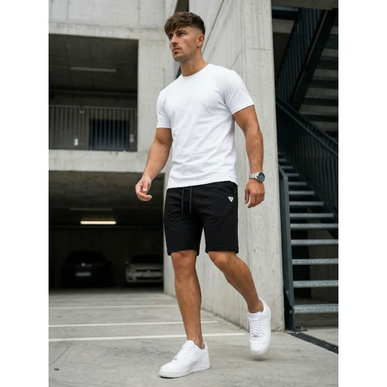 Vyriški juodi šortai Lori Šortai