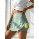 Moteriškas mėtinės spalvos sijonas- šortai Melin Sijonai