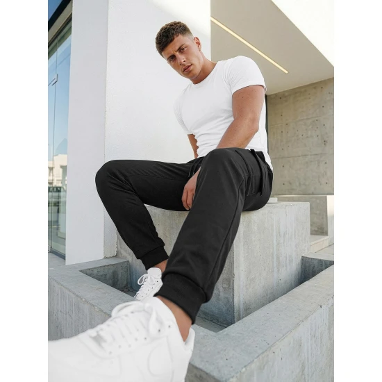 Vyriškos juodos kelnės Brac Laisvalaikio kelnės