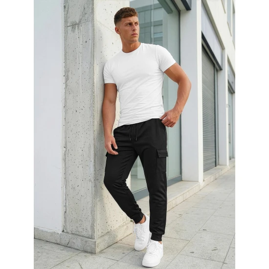 Vyriškos juodos kelnės Brac Laisvalaikio kelnės