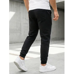 Vyriškos juodos spalvos kelnės Base