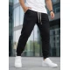 Vyriškos juodos spalvos kelnės Bold Laisvalaikio kelnės