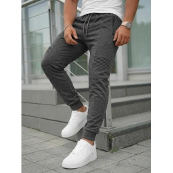 Vyriškos tamsiai pilkos kelnės Astin