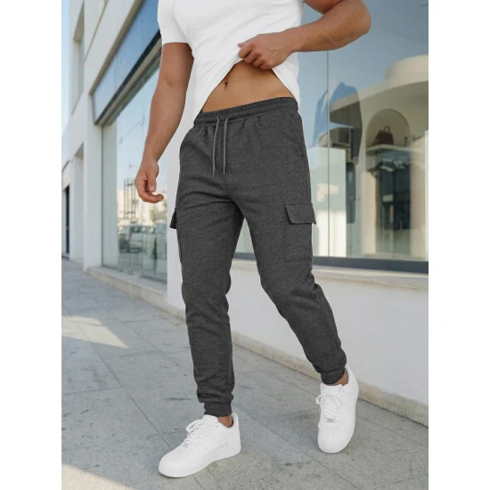 Vyriškos tamsiai pilkos kelnės Brac Laisvalaikio kelnės