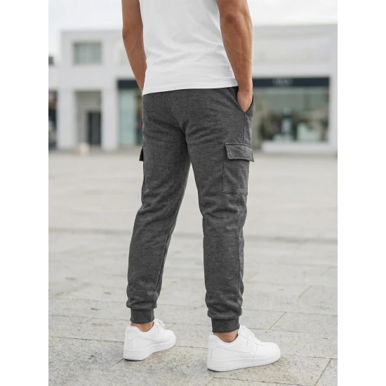 Vyriškos tamsiai pilkos kelnės Brac Laisvalaikio kelnės