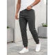 Vyriškos tamsiai pilkos kelnės Blim
