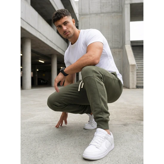 Vyriškos pilkos spalvos kelnės Base Laisvalaikio kelnės