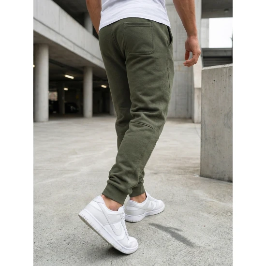 Vyriškos pilkos spalvos kelnės Base Laisvalaikio kelnės