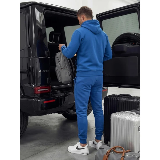 Vyriškos šviesiai mėlynos laisvalaikio kelnės Sergo Laisvalaikio kelnės