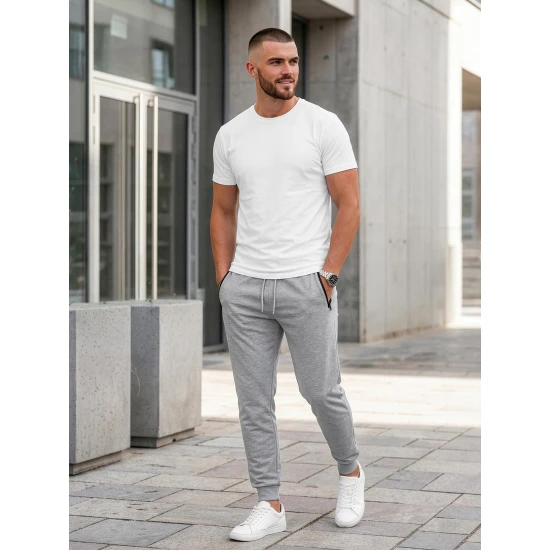 Vyriškos pilkos kelnės Blim Kelnės