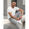 Vyriškos pilkos kelnės Blim Kelnės