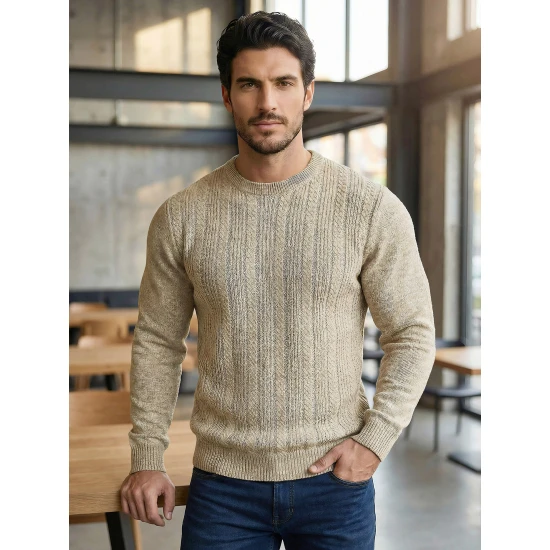 Vyriškas rudas megztinis Charlie