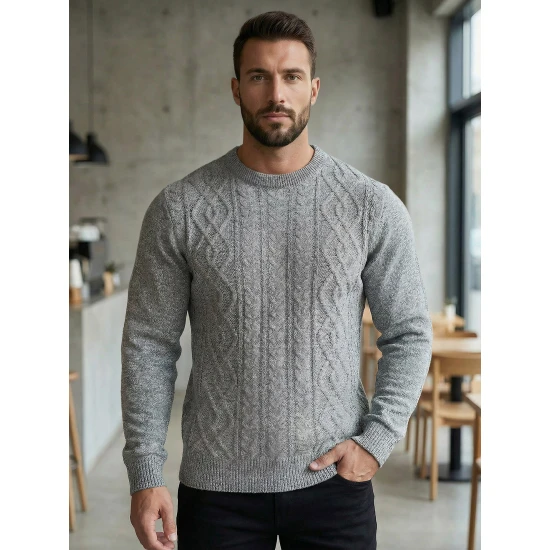 Vyriškas pilkas megztinis Wilson