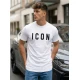 Vyriški balti marškinėliai Icon