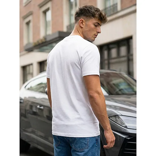 Men's white T-shirt Icon T-shirt with slogans