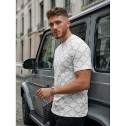 Vyriški balti marškinėliai Jeff