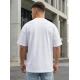 Vyriški balti oversize marškinėliai Perfect Marškinėliai su užrašais