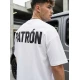 Vyriški balti marškinėliai Patron Marškinėliai su užrašais