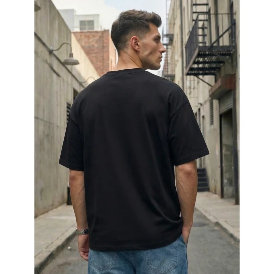 Vyriški juodi marškinėliai Freedom Marškinėliai su užrašais