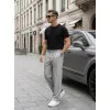 Vyriški juodi marškinėliai Comfort Vienspalviai marškinėliai