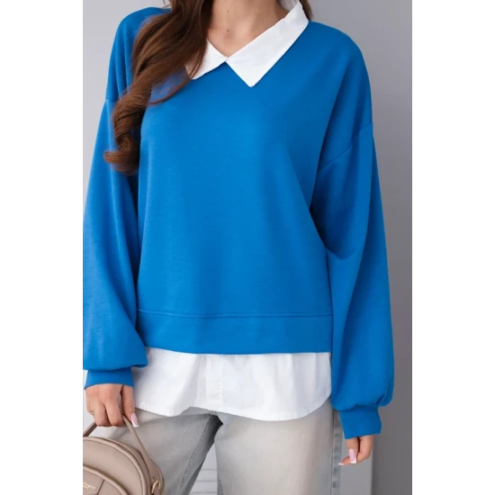 Moteriška mėlyna palaidinė Liucy