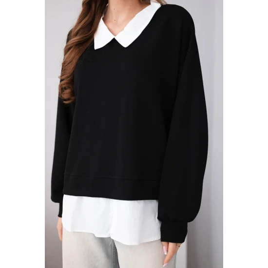 Moteriška juoda palaidinė Liucy