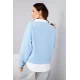 Moteriška šviesiai mėlyna palaidinė Liucy