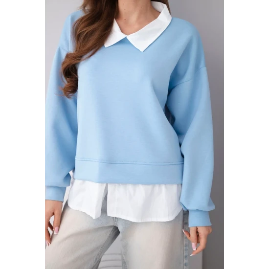 Moteriška šviesiai mėlyna palaidinė Liucy