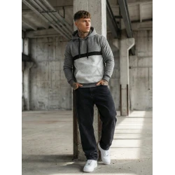 Vyriškas tamsiai pilkas džemperis Ovil