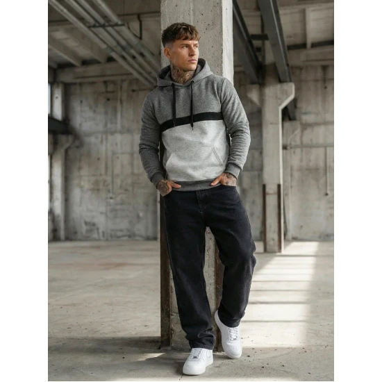 Vyriškas tamsiai pilkas džemperis Ovil JS/8B1319/5