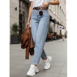 Moteriški šviesiai mėlyni džinsai Sara