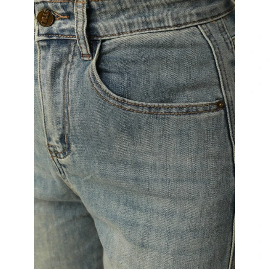 Moteriški šviesiai mėlyni džinsai Estin Džinsai ir Jogeriai