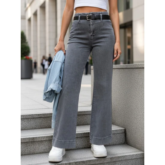 Moteriški pilki džinsai Ema Džinsai ir Jogeriai