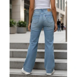 Moteriški mėlyni džinsai Emi