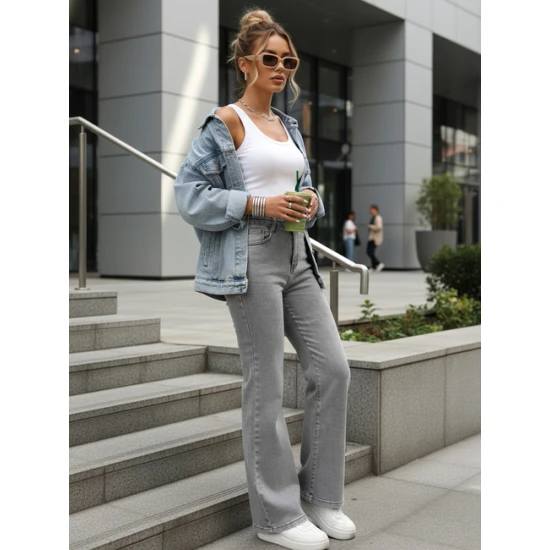 Moteriški pilki džinsai Lili Džinsai ir Jogeriai