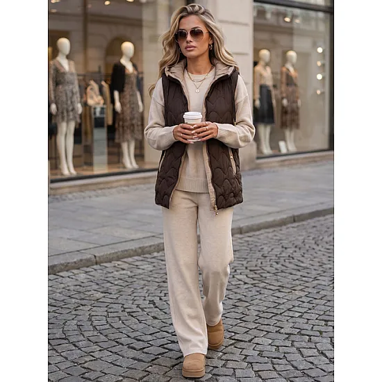 Moteriška ruda dygsniuota limenė Fashion