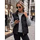 Women's Black Vest by Panel