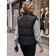 Women's Black Vest by Panel