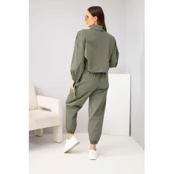 Bonati naiste khaki värvi komplekt