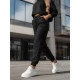 Moteriškas juodas sportinis kostiumas Bistan Moteriški komplektai