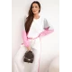 Moteriškas dviejų spalvų laisvalaikio komplektas su šviesiai rožiniu intarpu Gabi Moteriški komplektai