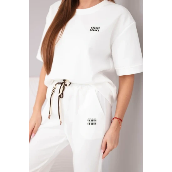 Moteriškas baltas komplektas Elite Moteriški komplektai