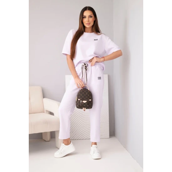 Moteriškas šviesiai violetinis komplektas Elite Moteriški komplektai