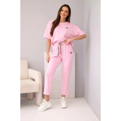 Moteriškas rožinis komplektas Elite