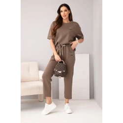 Moteriškas rudas komplektas Elite