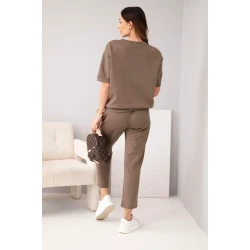 Moteriškas rudas komplektas Elite