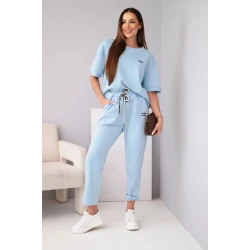 Moteriškas šviesiai mėlunas komplektas Elite