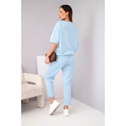 Moteriškas šviesiai mėlunas komplektas Elite