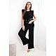 Women's black pleated set Nici Women's suits