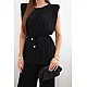 Women's black pleated set Nici Women's suits